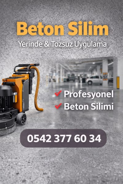 Beton zemin silimi – İstanbul | Parlak ve dayanıklı zeminler